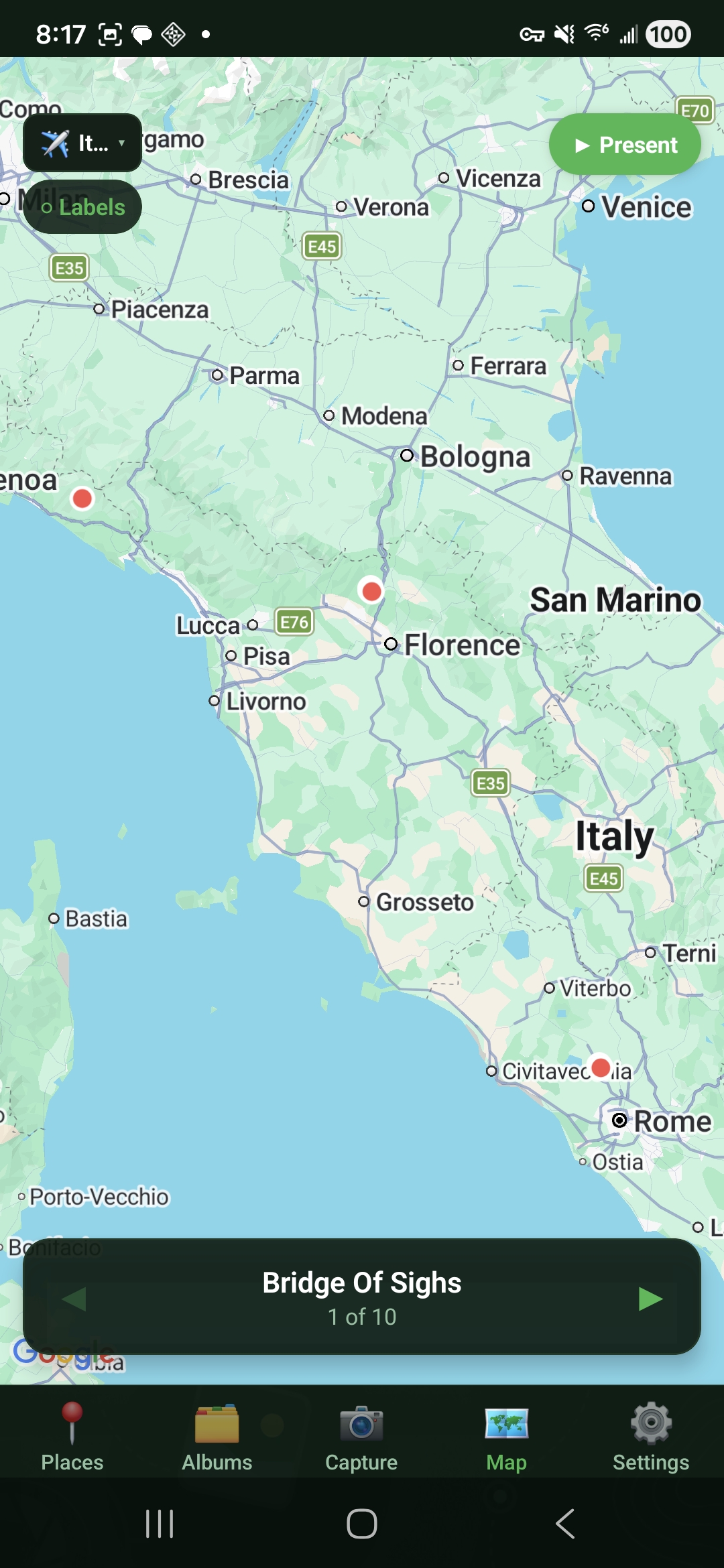 FotoVia - Map of your photos